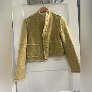 Zara green light jacket